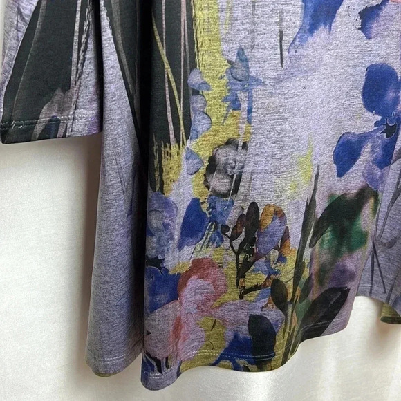 Y2K Floral ,artsy,tunic,Jess&Jane,made USA! Fit & flare,art deco,cottagecore EC - Picture 6 of 11